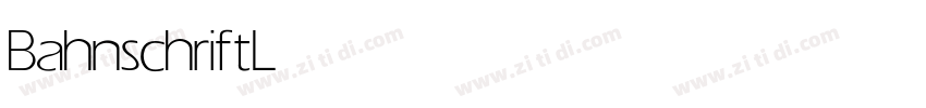 Bahnschrift Light字体转换